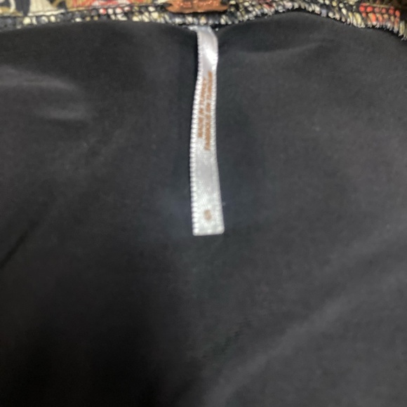 Free People Sz S Mosaic Stay Awhile Maxi Skirt Lined Women’s Green Multi - Picture 6 of 6